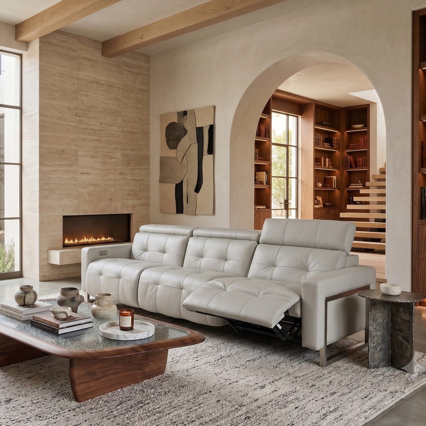 Casino Royale Motion Sofa Parchment
