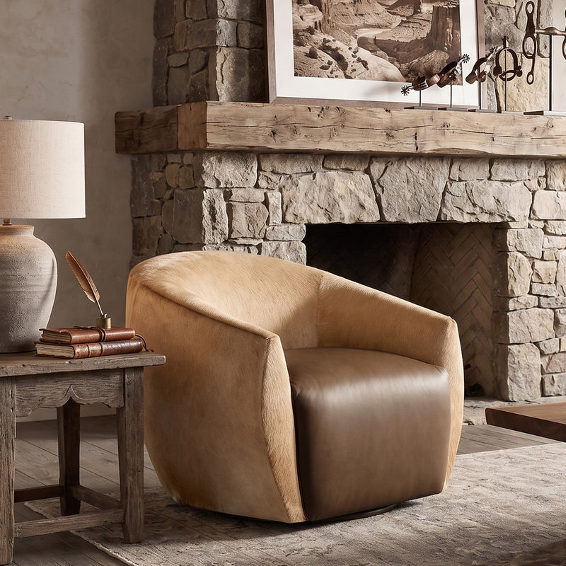 Sasha Swivel Chair Palomino