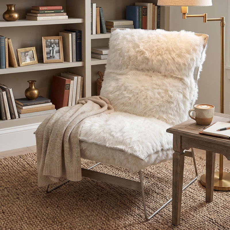 Snoopy Armless Chair Ivory