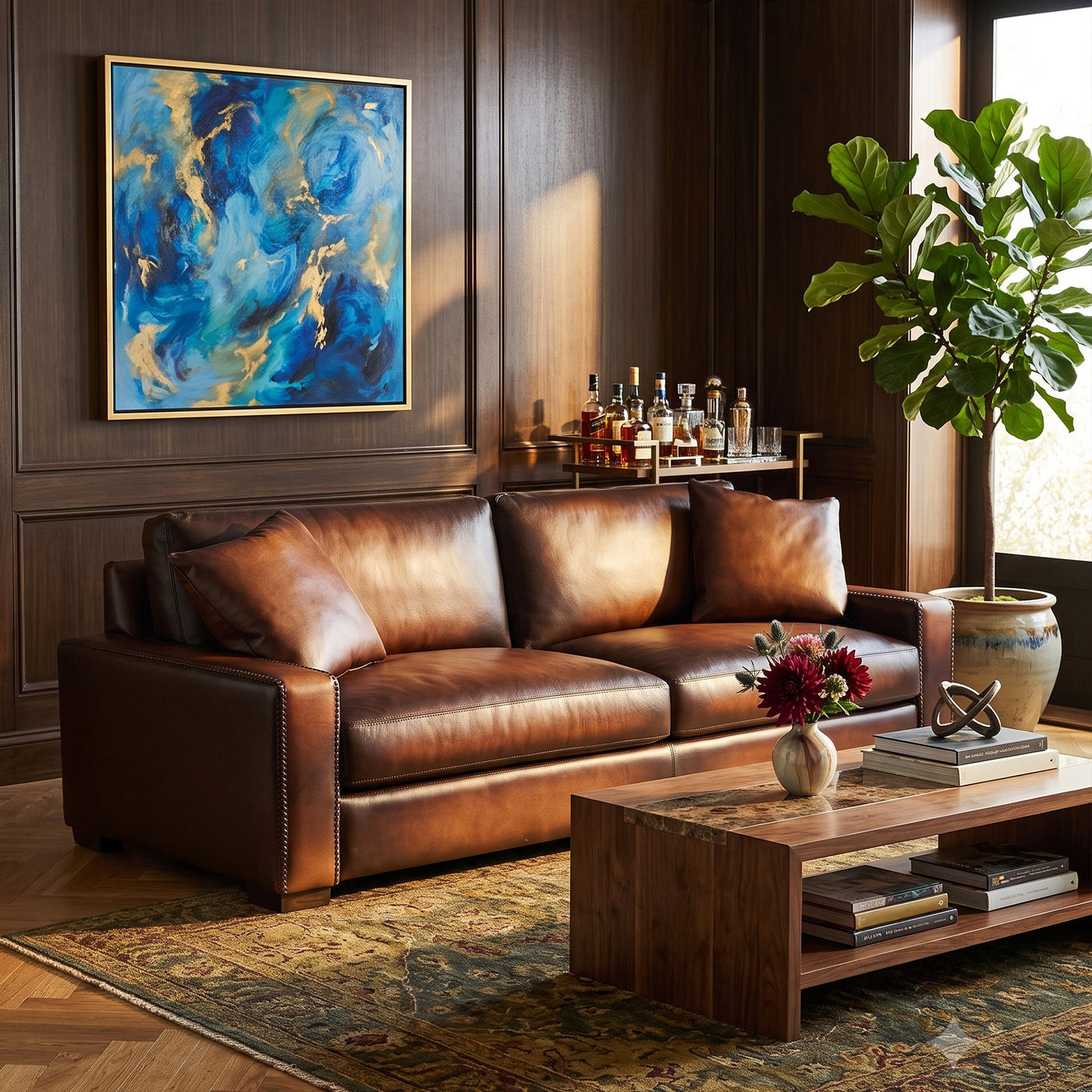 Urban Cowboy Sofa Hand Wiped